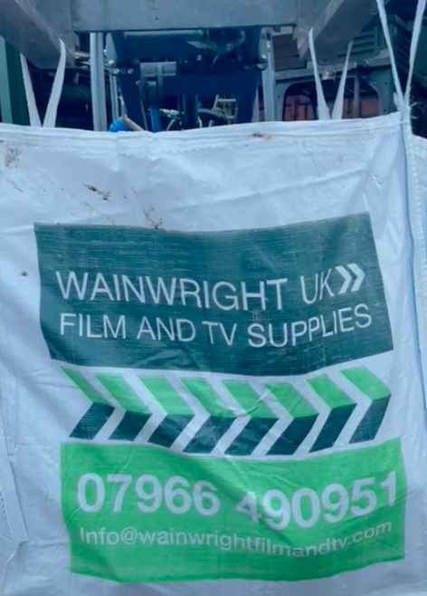 bulk bags of film and TV supplies that can be hired or purchased and delivered to any UK location.